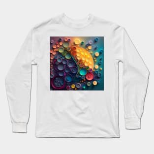 Celebrate Pride with this Phantasmal Iridescent circles and dots in exotic colors ! Long Sleeve T-Shirt